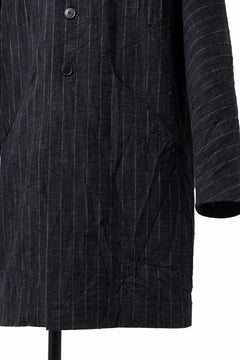 画像をギャラリービューアに読み込む, m.a+ diagonal pocket medium fit coat / C256/CWST (BLACK/WHITE)