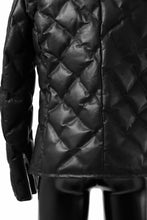 Load image into Gallery viewer, ISAMU KATAYAMA BACKLASH HOODED DOWN BLOUSON / LUXURY STEER + POLISH WHITE GOOSE (BLACK)