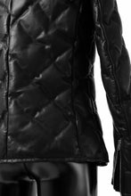 Load image into Gallery viewer, ISAMU KATAYAMA BACKLASH HOODED DOWN BLOUSON / LUXURY STEER + POLISH WHITE GOOSE (BLACK)