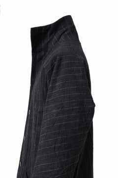 画像をギャラリービューアに読み込む, m.a+ diagonal pocket medium fit coat / C256/CWST (BLACK/WHITE)