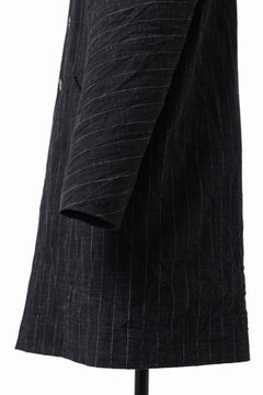 画像をギャラリービューアに読み込む, m.a+ diagonal pocket medium fit coat / C256/CWST (BLACK/WHITE)