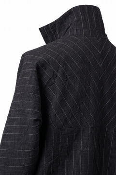 画像をギャラリービューアに読み込む, m.a+ diagonal pocket medium fit coat / C256/CWST (BLACK/WHITE)