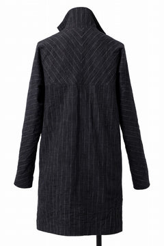 画像をギャラリービューアに読み込む, m.a+ diagonal pocket medium fit coat / C256/CWST (BLACK/WHITE)