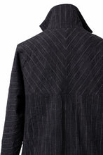 画像をギャラリービューアに読み込む, m.a+ diagonal pocket medium fit coat / C256/CWST (BLACK/WHITE)