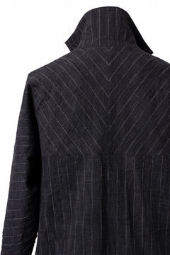 画像をギャラリービューアに読み込む, m.a+ diagonal pocket medium fit coat / C256/CWST (BLACK/WHITE)