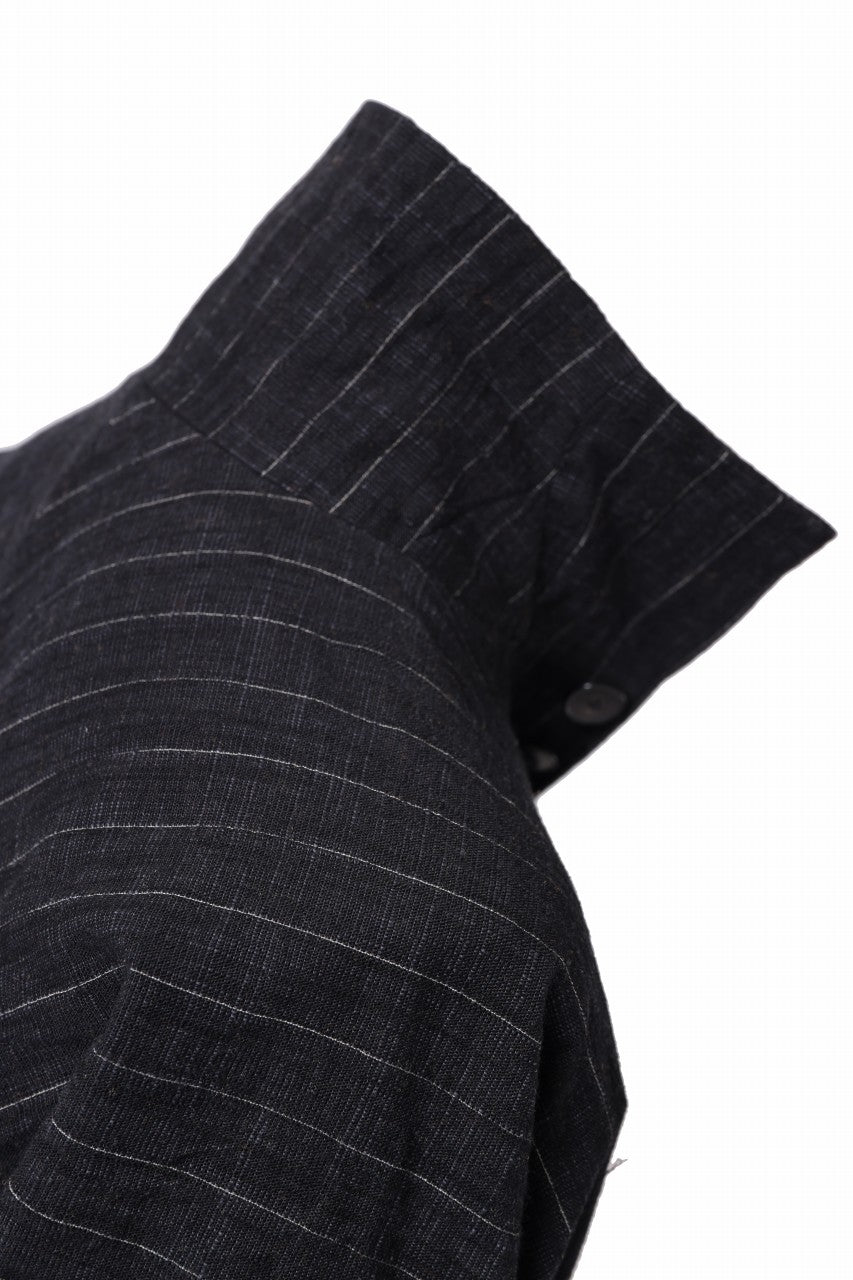 画像をギャラリービューアに読み込む, m.a+ diagonal pocket medium fit coat / C256/CWST (BLACK/WHITE)