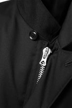 画像をギャラリービューアに読み込む, Y's BANG ON! No.188 GABARDINE PEAKED LAPEL MILITARY COAT (BLACK)