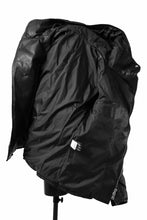 画像をギャラリービューアに読み込む, ISAMU KATAYAMA BACKLASH HOODED DOWN JACKET / LUXURY STEER + POLISH WHITE GOOSE (BLACK)