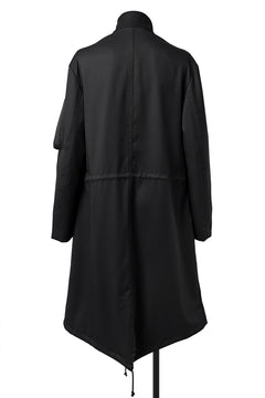 画像をギャラリービューアに読み込む, Y's BANG ON! No.188 GABARDINE PEAKED LAPEL MILITARY COAT (BLACK)