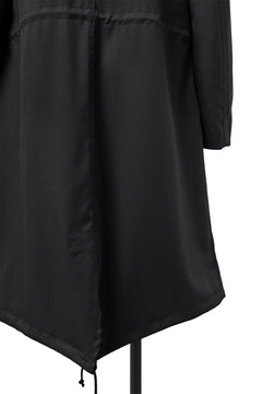 画像をギャラリービューアに読み込む, Y's BANG ON! No.188 GABARDINE PEAKED LAPEL MILITARY COAT (BLACK)