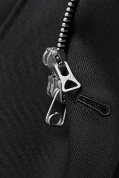 画像をギャラリービューアに読み込む, Y's BANG ON! No.188 GABARDINE PEAKED LAPEL MILITARY COAT (BLACK)