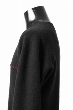 画像をギャラリービューアに読み込む, m.a+ hand stiched one piece long sleeve t-shirt / T211D-CM/JWM (BLACK)