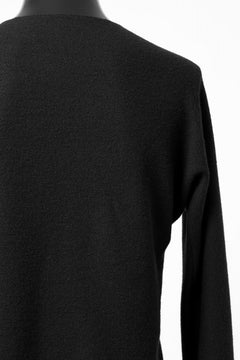 画像をギャラリービューアに読み込む, m.a+ hand stiched one piece long sleeve t-shirt / T211D-CM/JWM (BLACK)