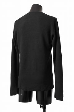 画像をギャラリービューアに読み込む, m.a+ hand stiched one piece long sleeve t-shirt / T211D-CM/JWM (BLACK)
