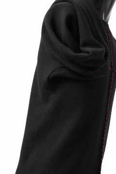 画像をギャラリービューアに読み込む, m.a+ hand stiched one piece long sleeve t-shirt / T211D-CM/JWM (BLACK)