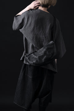 Load image into Gallery viewer, ISAMU KATAYAMA BACKLASH SHOULDER BAG / DOUBLE-SHOULDER OBJECT DYED (BLACK)