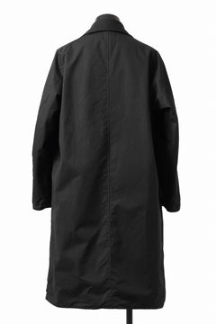 画像をギャラリービューアに読み込む, CAPERTICA REVERSIBLE MAC COAT / WASHABLE WOOL GABA &amp; VENTILE COTTON WEATHER (BLACK NAVY)