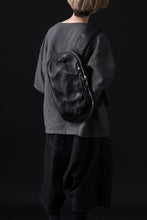 Load image into Gallery viewer, ISAMU KATAYAMA BACKLASH CROSS BODY BAG / DOUBLE-SHOULDER OBJECT DYED (BLACK)
