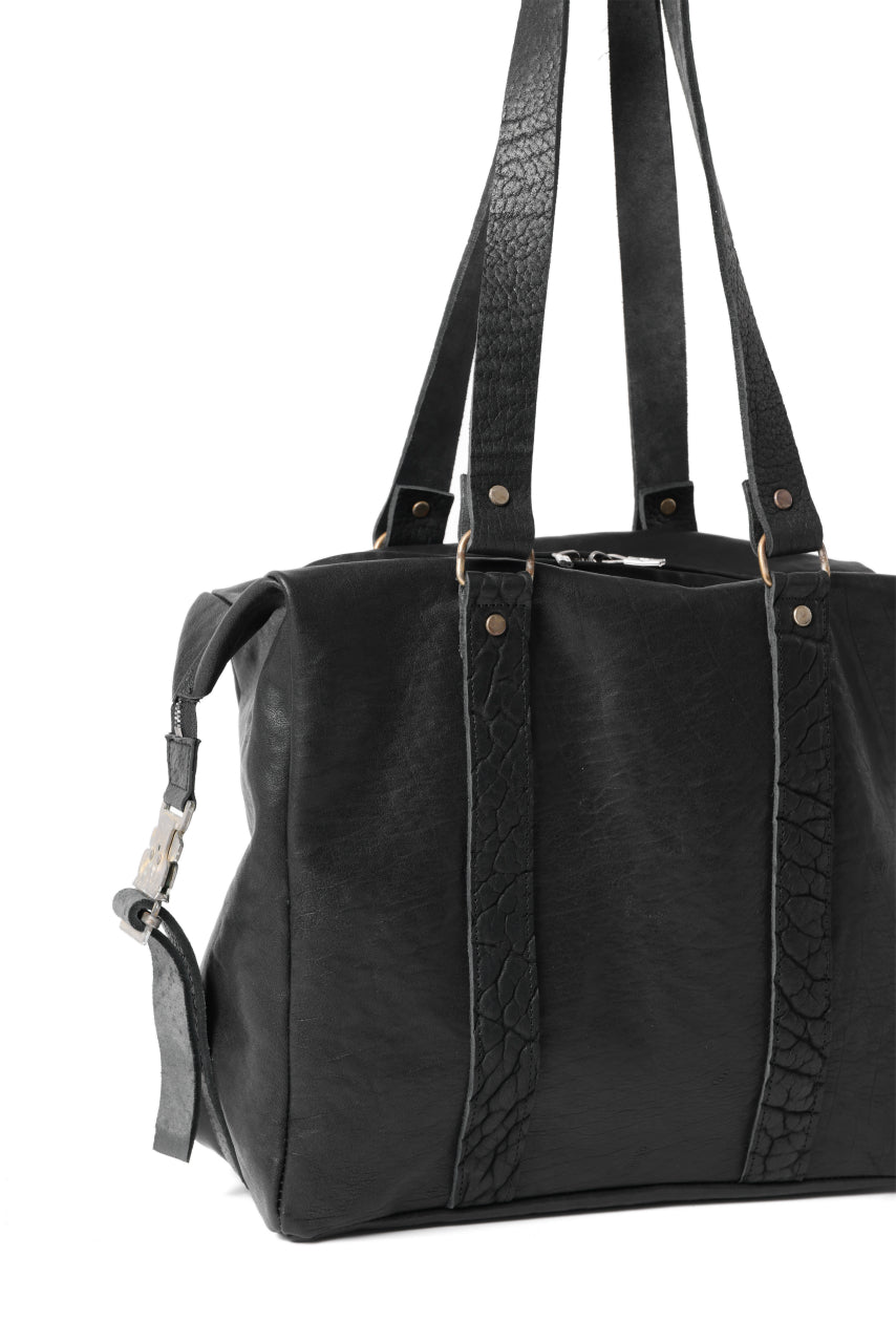 画像をギャラリービューアに読み込む, ierib Buckle Dr-Bag / FVT Oiled Horse (BLACK)