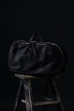 Load image into Gallery viewer, ISAMU KATAYAMA BACKLASH CROSS BODY BAG / DOUBLE-SHOULDER OBJECT DYED (BLACK)