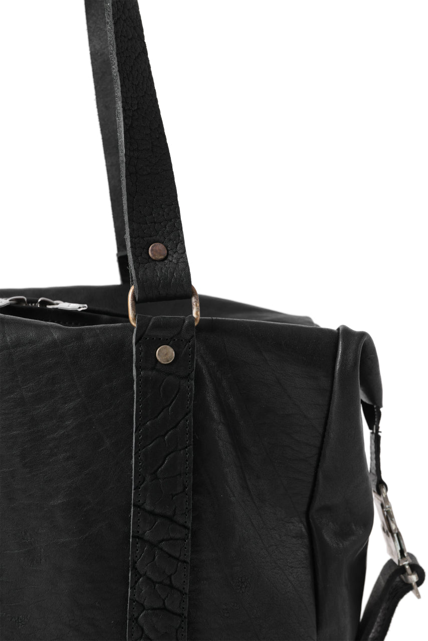 画像をギャラリービューアに読み込む, ierib Buckle Dr-Bag / FVT Oiled Horse (BLACK)