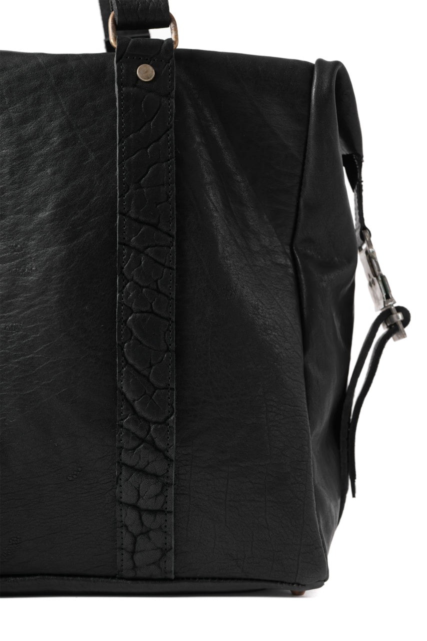画像をギャラリービューアに読み込む, ierib Buckle Dr-Bag / FVT Oiled Horse (BLACK)