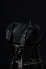 Load image into Gallery viewer, ISAMU KATAYAMA BACKLASH CROSS BODY BAG / DOUBLE-SHOULDER OBJECT DYED (BLACK)