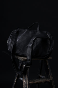 Load image into Gallery viewer, ISAMU KATAYAMA BACKLASH CROSS BODY BAG / DOUBLE-SHOULDER OBJECT DYED (BLACK)