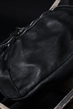 Load image into Gallery viewer, ISAMU KATAYAMA BACKLASH CROSS BODY BAG / DOUBLE-SHOULDER OBJECT DYED (BLACK)