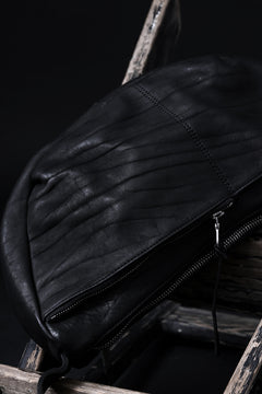 Load image into Gallery viewer, ISAMU KATAYAMA BACKLASH SHOULDER BAG / DOUBLE-SHOULDER OBJECT DYED (BLACK)