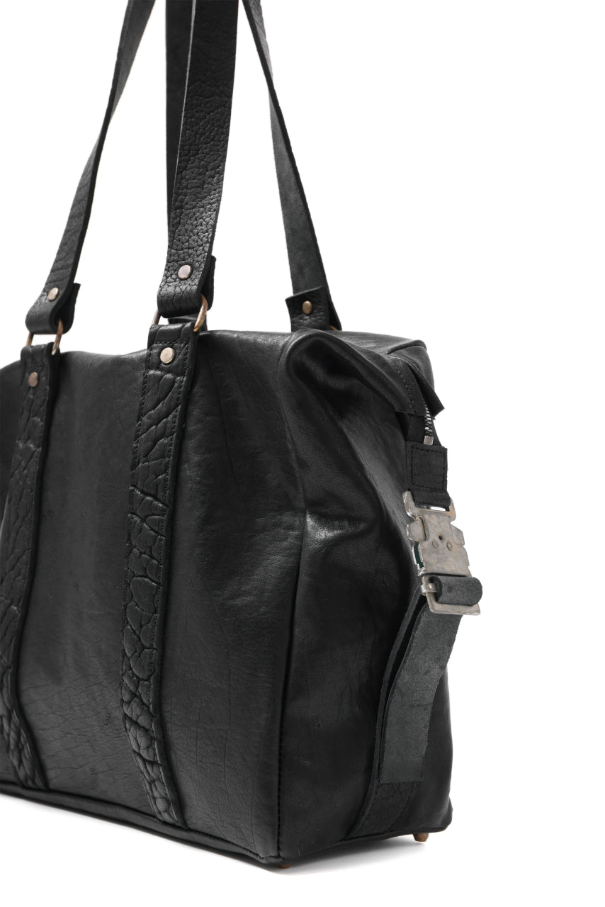 画像をギャラリービューアに読み込む, ierib Buckle Dr-Bag / FVT Oiled Horse (BLACK)