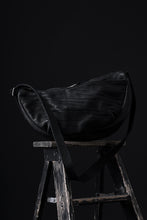 Load image into Gallery viewer, ISAMU KATAYAMA BACKLASH SHOULDER BAG / DOUBLE-SHOULDER OBJECT DYED (BLACK)