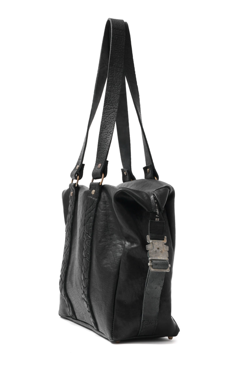 画像をギャラリービューアに読み込む, ierib Buckle Dr-Bag / FVT Oiled Horse (BLACK)