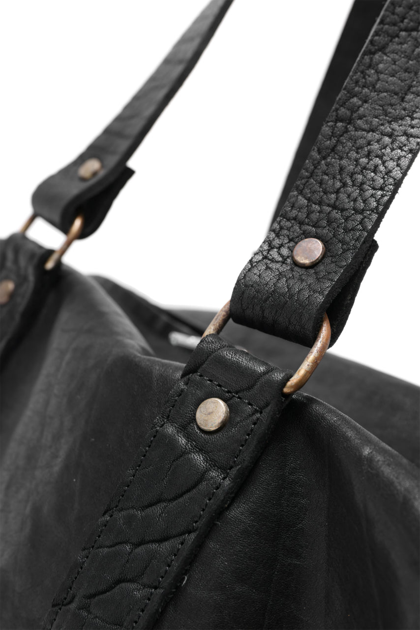画像をギャラリービューアに読み込む, ierib Buckle Dr-Bag / FVT Oiled Horse (BLACK)