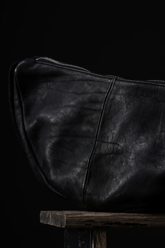 Load image into Gallery viewer, ISAMU KATAYAMA BACKLASH SHOULDER BAG / DOUBLE-SHOULDER OBJECT DYED (BLACK)