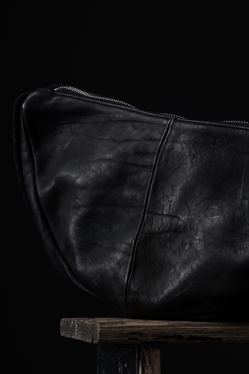 Load image into Gallery viewer, ISAMU KATAYAMA BACKLASH SHOULDER BAG / DOUBLE-SHOULDER OBJECT DYED (BLACK)