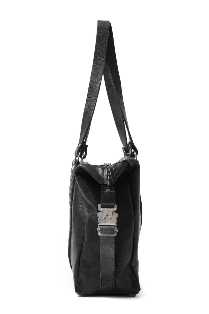 画像をギャラリービューアに読み込む, ierib Buckle Dr-Bag / FVT Oiled Horse (BLACK)