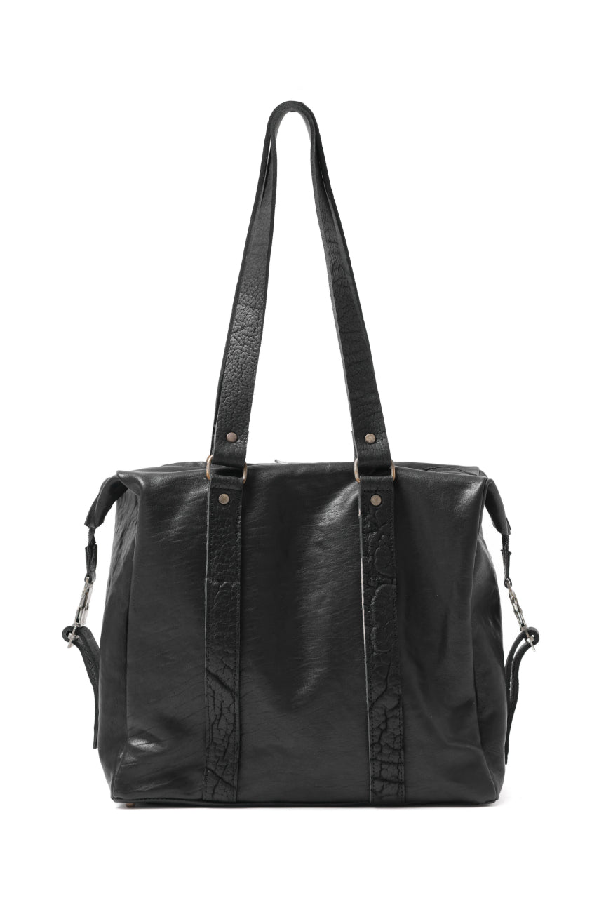 画像をギャラリービューアに読み込む, ierib Buckle Dr-Bag / FVT Oiled Horse (BLACK)