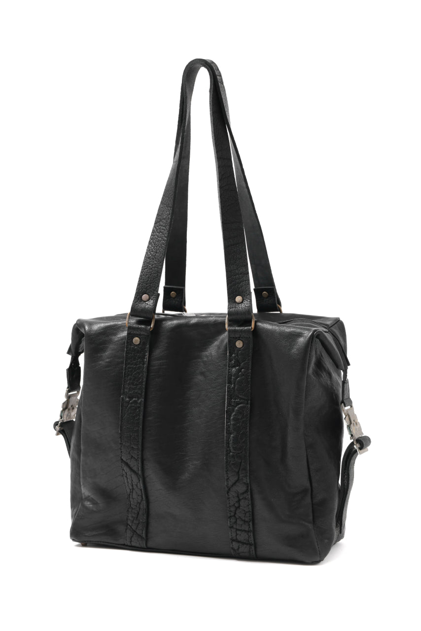 画像をギャラリービューアに読み込む, ierib Buckle Dr-Bag / FVT Oiled Horse (BLACK)