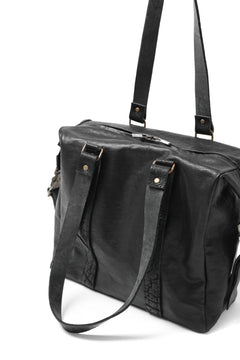 画像をギャラリービューアに読み込む, ierib Buckle Dr-Bag / FVT Oiled Horse (BLACK)