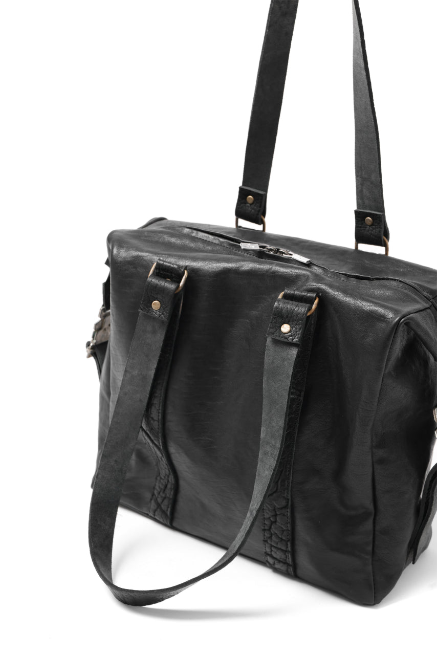 画像をギャラリービューアに読み込む, ierib Buckle Dr-Bag / FVT Oiled Horse (BLACK)