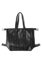 画像をギャラリービューアに読み込む, ierib Buckle Dr-Bag / FVT Oiled Horse (BLACK)