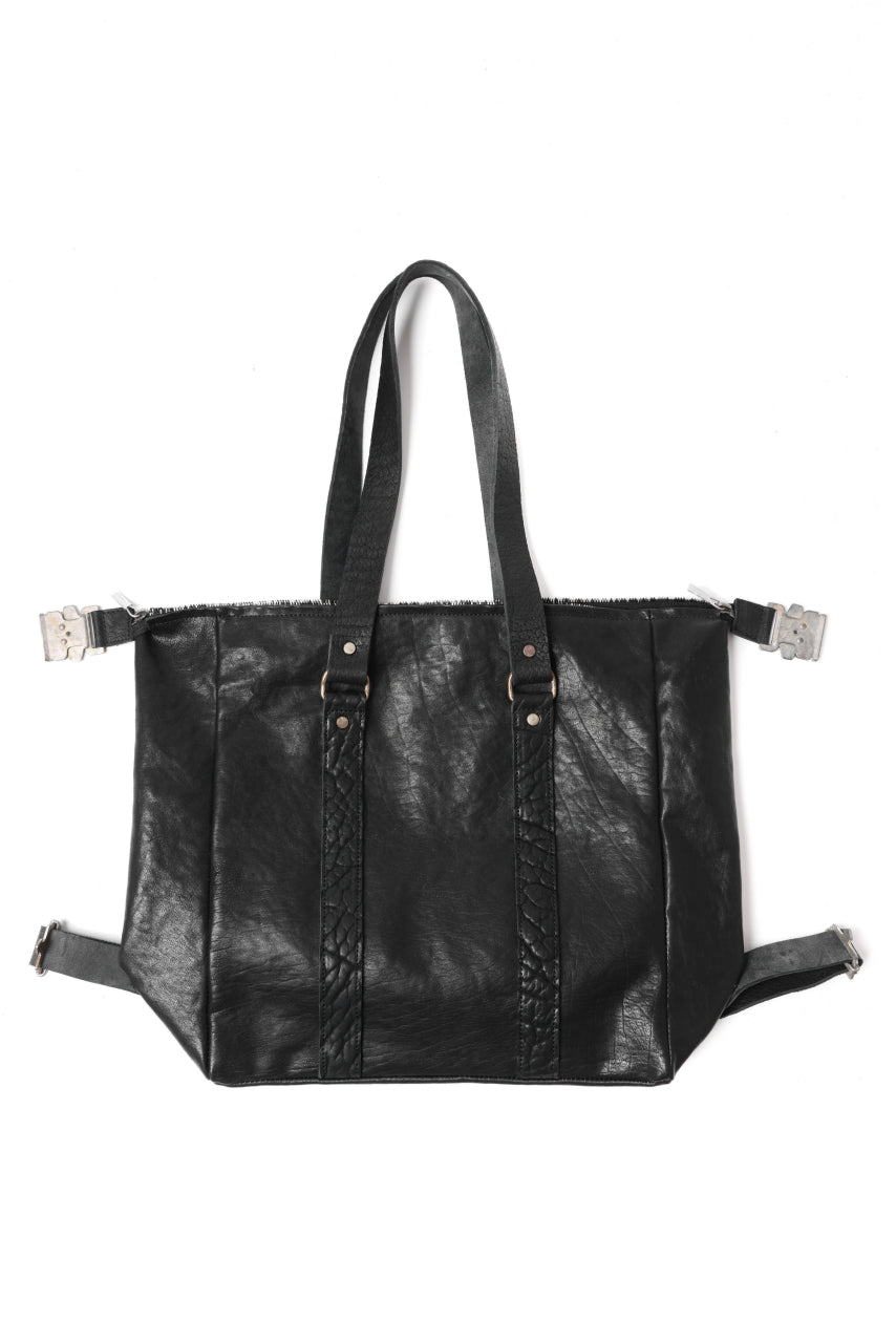 画像をギャラリービューアに読み込む, ierib Buckle Dr-Bag / FVT Oiled Horse (BLACK)
