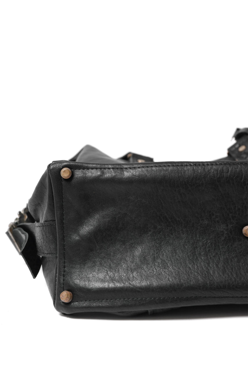 画像をギャラリービューアに読み込む, ierib Buckle Dr-Bag / FVT Oiled Horse (BLACK)