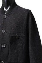 画像をギャラリービューアに読み込む, SOSNOVSKA CHAOTIC TURNDOWN JACKET (BLACK)