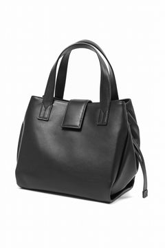 画像をギャラリービューアに読み込む, discord Yohji Yamamoto Gusset Diaphragm Tote Bag (M) / Smooth Cow Leather (BLACK)