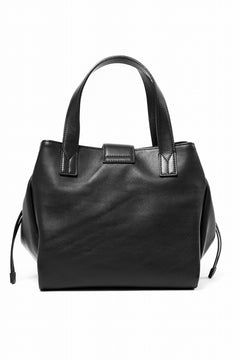 画像をギャラリービューアに読み込む, discord Yohji Yamamoto Gusset Diaphragm Tote Bag (M) / Smooth Cow Leather (BLACK)