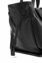 画像をギャラリービューアに読み込む, discord Yohji Yamamoto Gusset Diaphragm Tote Bag (M) / Smooth Cow Leather (BLACK)