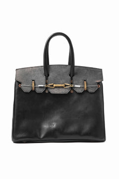 画像をギャラリービューアに読み込む, ierib exclusive Bark Bag #35 / Smooth Horse + Marble Cordovan (BLACK)