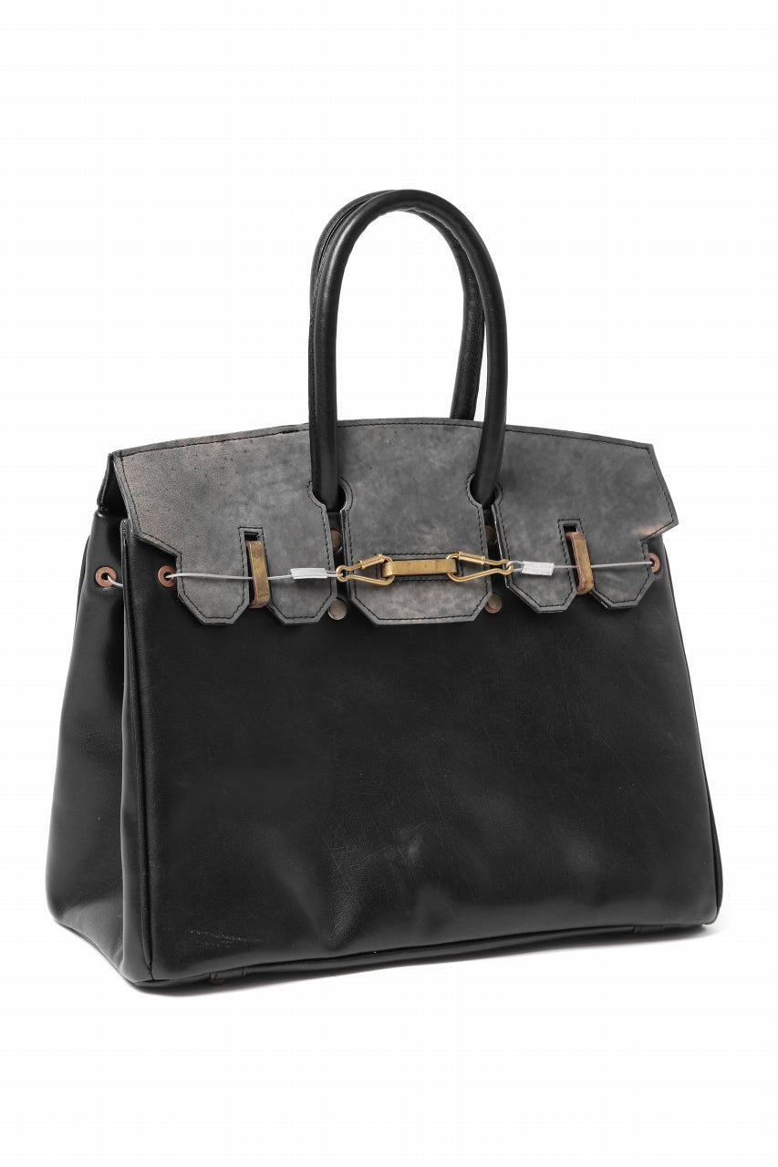 画像をギャラリービューアに読み込む, ierib exclusive Bark Bag #35 / Smooth Horse + Marble Cordovan (BLACK)